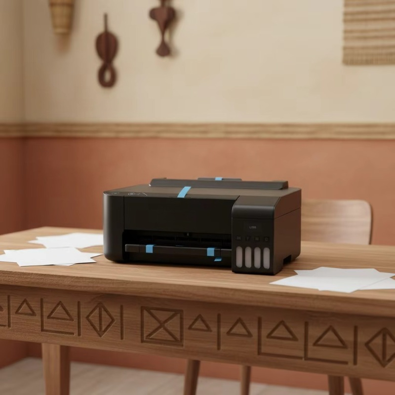Photo Printer - Tragbarer USB-Farbtintenstrahldrucker für Studenten, Heimbüro &