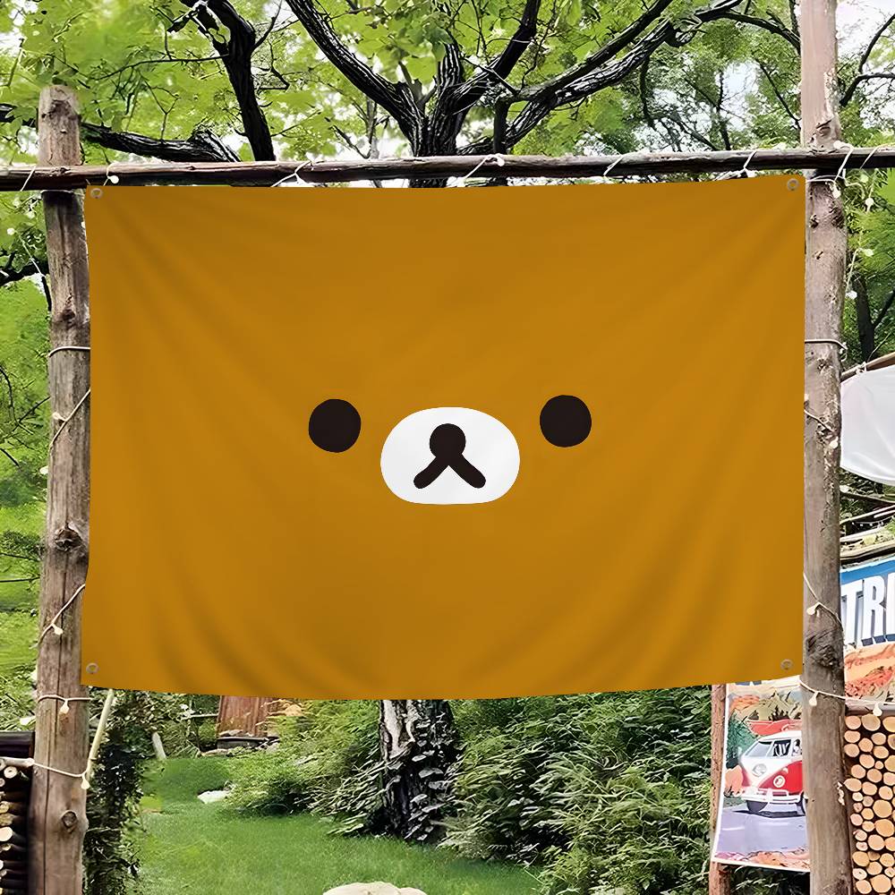 Commercial Printing Company - R-Rilakkuma Mellow-Comfy Fortgeschrittener Druck Kommerzielle Werbeflagge