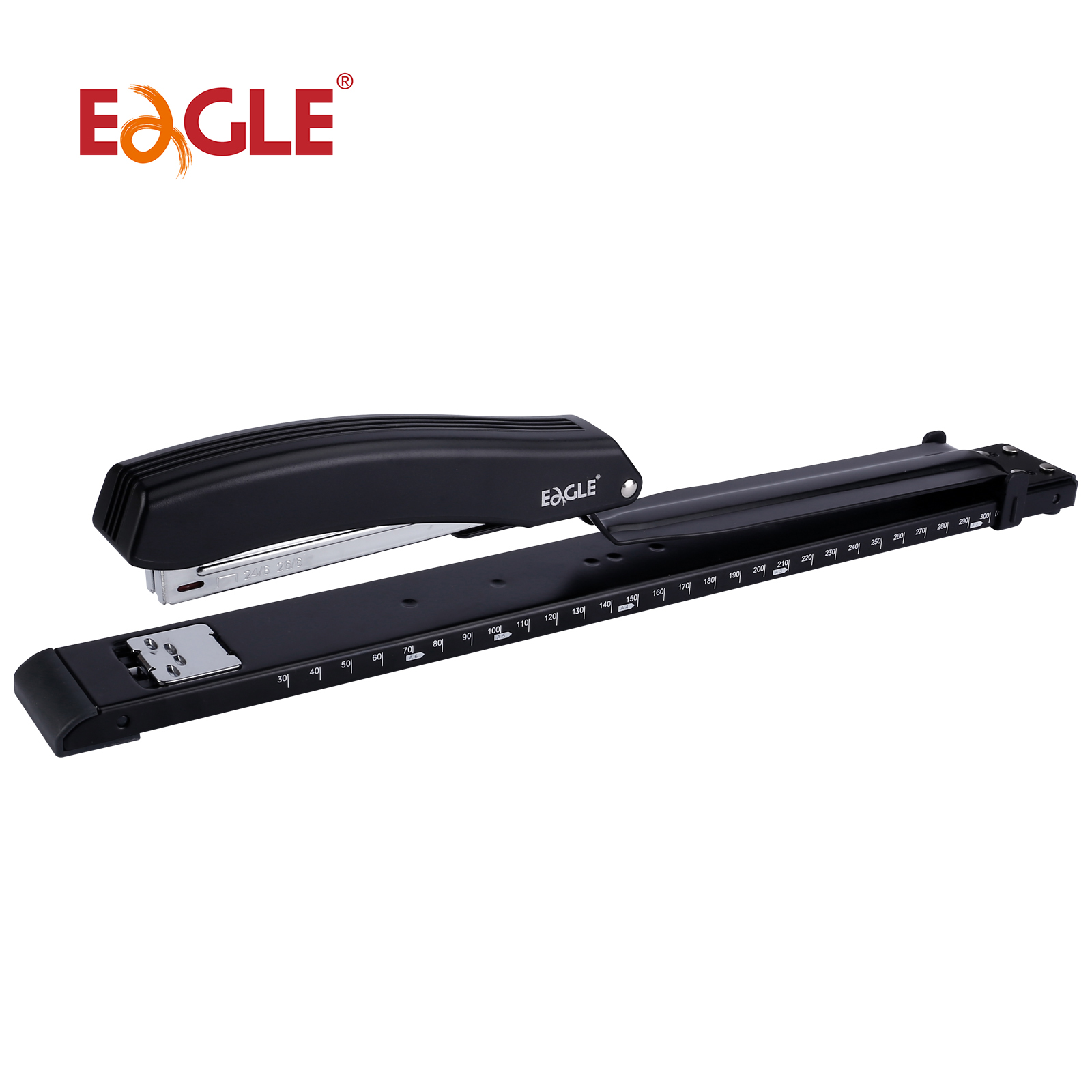 Stapler Heavy Duty - Eagle-Heftgerät mit langem Arm, integriertem Lineal