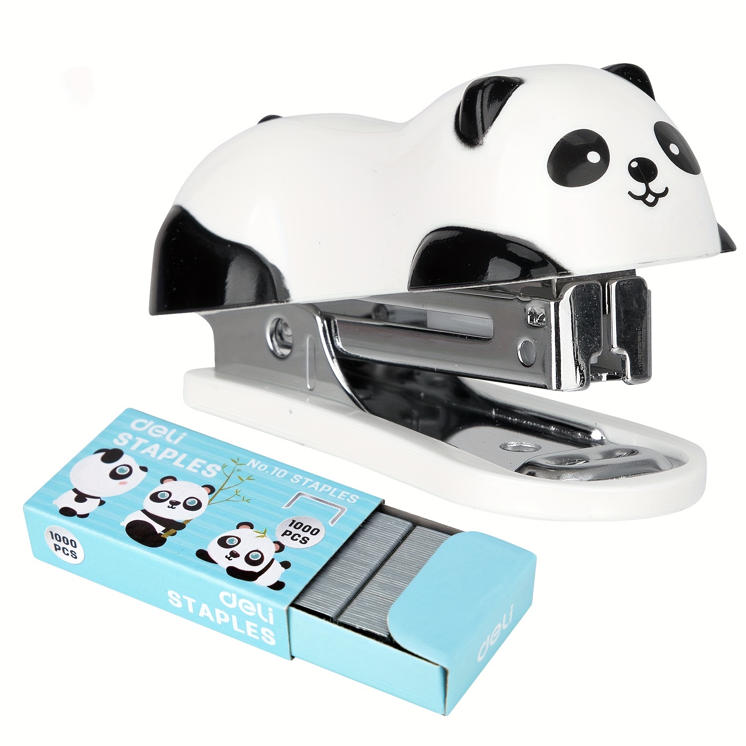 Stapler Heavy Duty - DELI Cartoon Mini-Hefter-Set, Heftmaschine mit 1000