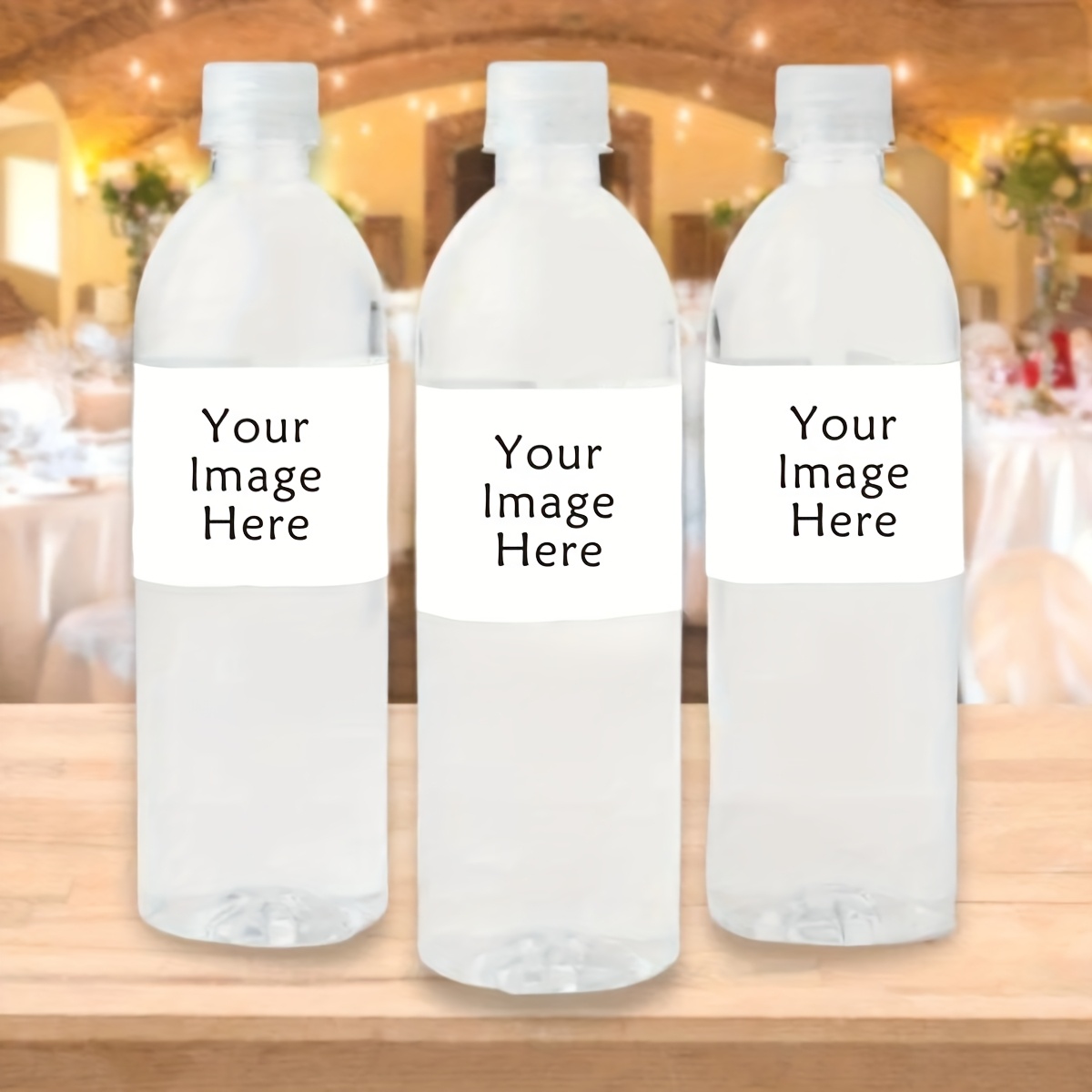 Label Maker - 30 Stück personalisierte Hochzeits-Willkommens-Wasserflaschenetiketten, bedruckbare Hochzeits-Wasserflaschen-Aufkleber,