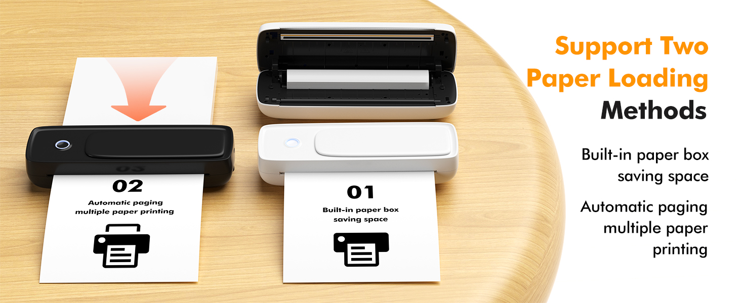 Tragbarer Thermopapierdrucker  – Printer Paper Bewertung und Preis