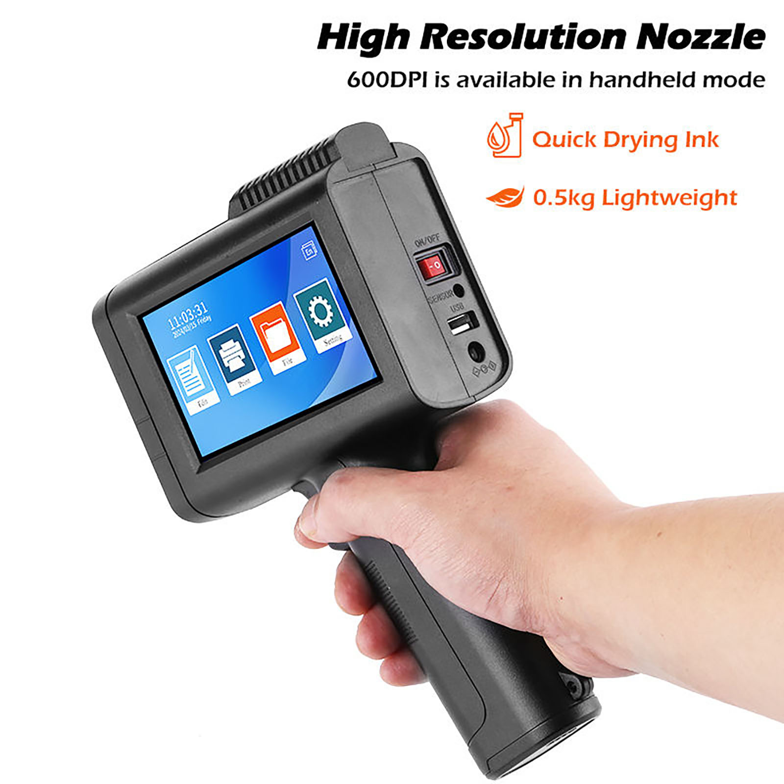 ZM-C13 12,7mm Handheld-Tintens – Barcode Printer Bewertung und Preis