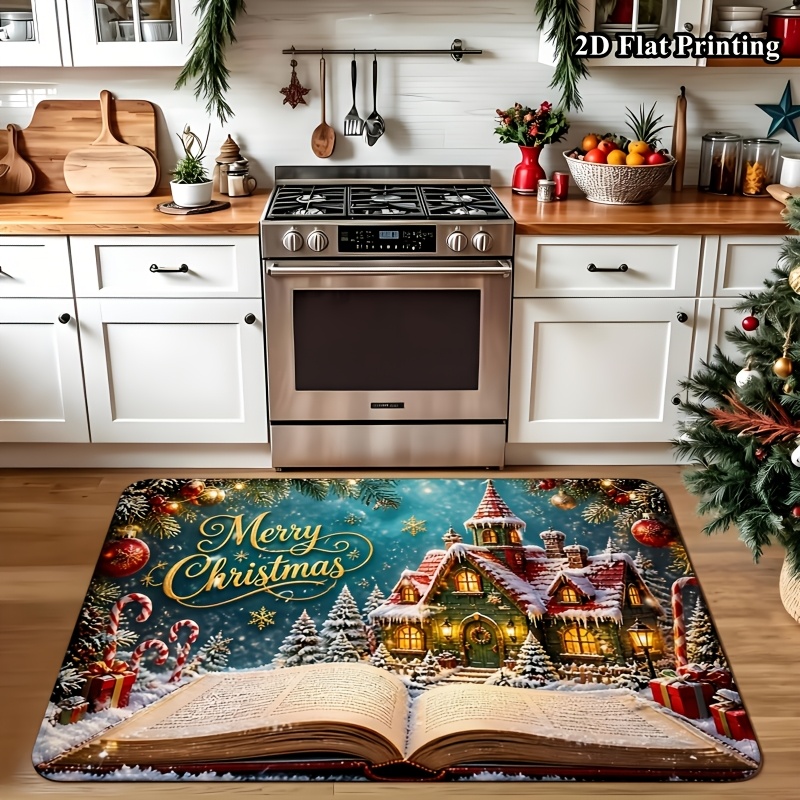 1 Stück 2D-Weihnachts-Teppich, – Commercial Book Printing Machines Bewertung und Preis