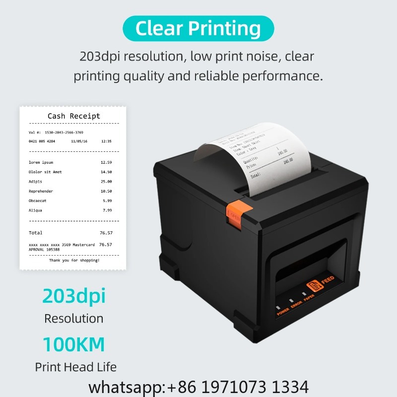 【POS-8360】80-mm-USB+LAN-Belegd – Receipt Printer Bewertung und Preis
