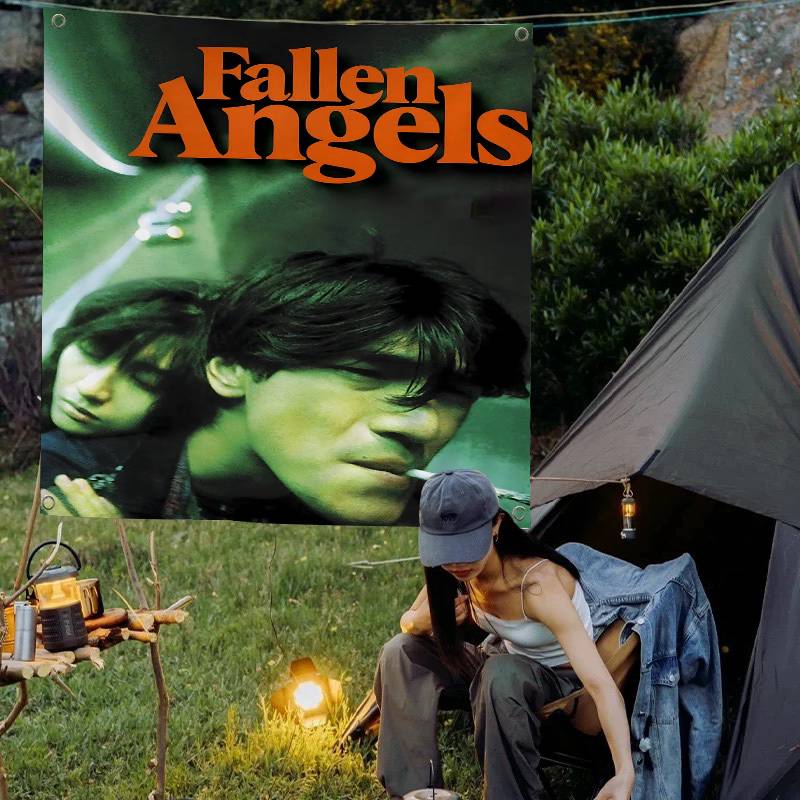 Retro Fallen Angels 1995 Leinw – Commercial Printing Company Bewertung und Preis