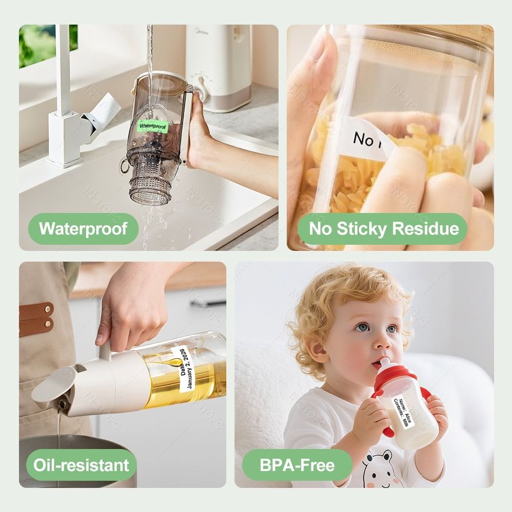 Neues Buntes Klebeetikettenpap – Label Maker Bewertung und Preis