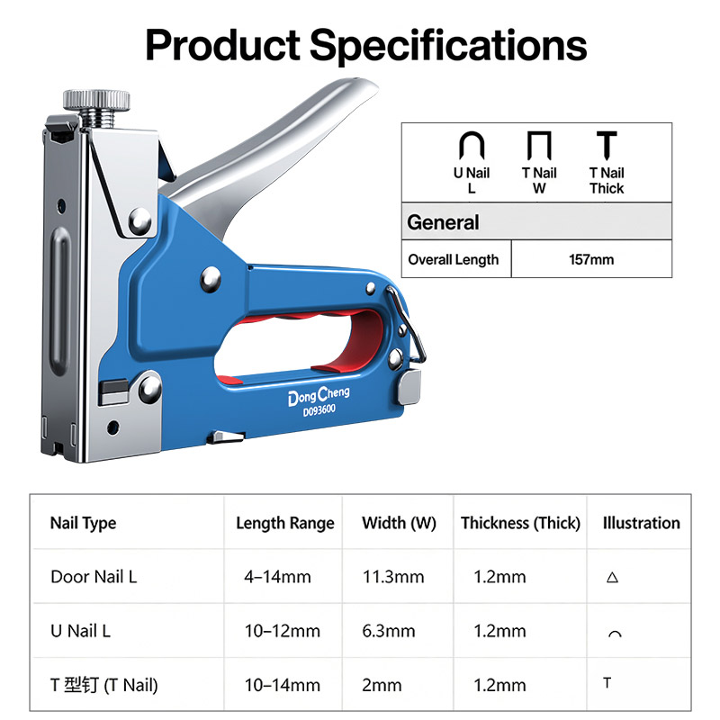 3-in-1 Nagelpistole aus Kohlen – Stapler Heavy Duty Bewertung und Preis